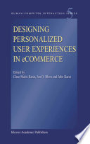 Designing personalized user experiences in eCommerce /