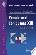 People and computers XIII : proceedings of HCI '98 /