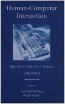 Human-computer interaction : proceedings of HCI International '99 (the 8th International Conference on Human-Computer Interaction), Munich, Germany, August 22-26, 1999 /