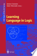 Learning language in logic /