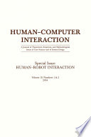 Human-robot interaction.