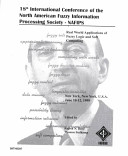 18th International Conference of the North American Fuzzy Information Processing Society--NAFIPS : June 10-12, 1999, New York, New York, U.S.A. /