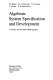 Algebraic system specification and development : a survey and annotated bibliography /