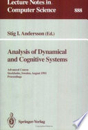 Analysis of dynamical and cognitive systems : advanced course, Stockholm, Sweden, August 9-14, 1993 : proceedings /