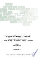 Program design calculi /