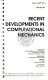 Recent developments in computational mechanics : presented at the 1993 ASME Winter Annual Meeting, New Orleans, Louisiana, November 28-December 3, 1993 /