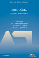 Kurt Gödel : essays for his centennial /