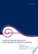 Mathematical logic and theoretical computer science /