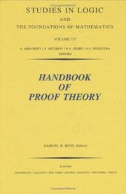 Handbook of proof theory /