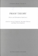 Proof theory : history and philosophical significance /