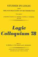 Logic Colloquium '78 : proceedings of the colloquium held in Mons, August 1978 /