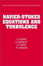 Navier-Stokes equations and turbulence /