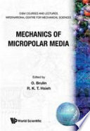 Mechanics of micropolar media /