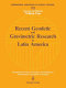 Recent geodetic and gravimetric research in Latin America /