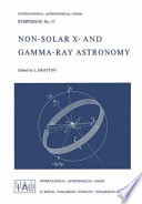 Non-solar x- and gamma-ray astronomy /