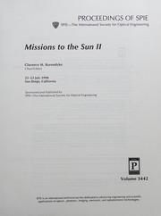 Missions to the sun II : 22-23 July 1998, San Diego, California /