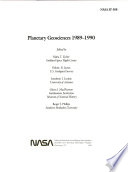 Planetary geosciences, 1989-1990 /