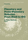 Planetary and proto-planetary nebulae; from IRAS to ISO : proceedings of the Frascati workshop 1986, Vulcano Island, September 8-12, 1986 /