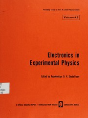 Electronics in experimental physics /