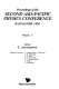 Proceedings of the Second Asia-Pacific Physics Conference, Bangalore, 1986 /