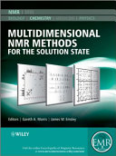 Multidimensional NMR methods for the solution state /