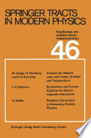 Springer tracts in modern physics.