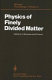 Physics of finely divided matter : proceedings of the winter school, Les Houches, France, March 25-April 5, 1985 /