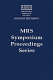 Phase transitions in condensed systems : experiments and theory : festschrift in honor of David Turnbull on the occasion of his seventieth birthday : symposium held December 5-6, 1985, Boston, Massachusetts, U.S.A. /