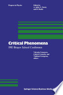 Critical phenomena : 1983 Braşov School Conference /