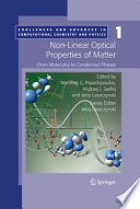 Non-linear optical properties of matter : from molecules to condensed phases /