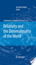 Relativity and the dimensionality of the world /