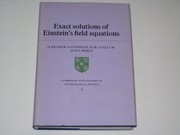 Exact solutions of Einstein's field equations /