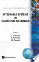 Integrable systems in statistical mechanics /