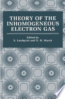 Theory of the inhomogeneous electron gas /