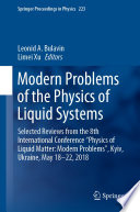 Modern Problems of the Physics of Liquid Systems : Selected Reviews from the 8th International Conference "Physics of Liquid Matter: Modern Problems", Kyiv, Ukraine, May 18-22, 2018 /