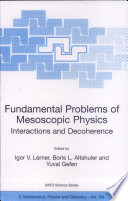 Fundamental problems of mesoscopic physics : interactions and decoherence /