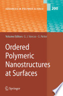 Ordered polymeric nanostructures at surfaces /