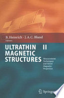 Ultrathin magnetic structures /