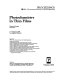 Photochemistry in thin films : 17-18 January 1989, Los Angelos, California /