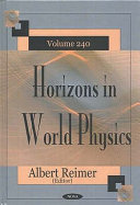 Horizons in world physics /