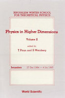 Physics in higher dimensions /