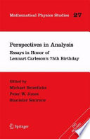 Perspectives in analysis : essays in honor of Lennart Carleson's 75th birthday /