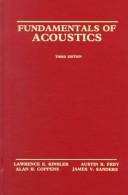 Fundamentals of acoustics /