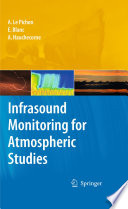 Infrasound monitoring for atmospheric studies /
