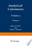 Analytical calorimetry.