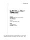 Numerical heat transfer : presented at AIAA/ASME Thermophysics and Heat Transfer Conference, June 18-20, 1990, Seattle, Washington /