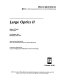 Large optics II : 8-9 October 1991, Rochester, New York /