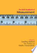 The SAGE handbook of measurement /