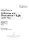 Selected papers on coherence and fluctuations of light, 1850-1966 /