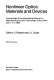 Nonlinear optics : materials and devices : proceedings of the International School of Materials Science and Technology, Erice, Sicily, July 1-14, 1985 /